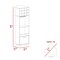 Tuhome Marsella Corner Bar Cabinet, Eight Built-in Wine Rack, Two Side Shelves, Mahogany/Aged Oak BGM7769 - alternate 2